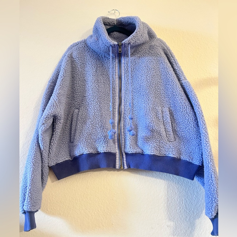 Free People Lavender Teddy Jacket - Picture 3 of 10